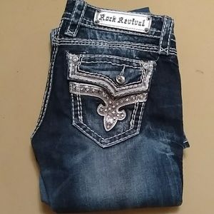 Rock Revival "Kai" B41 Silver Boot Jeans